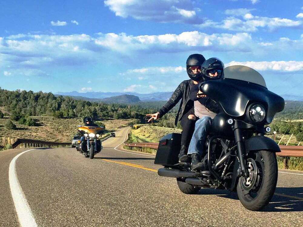 motorcycle riding in Durango Colorado