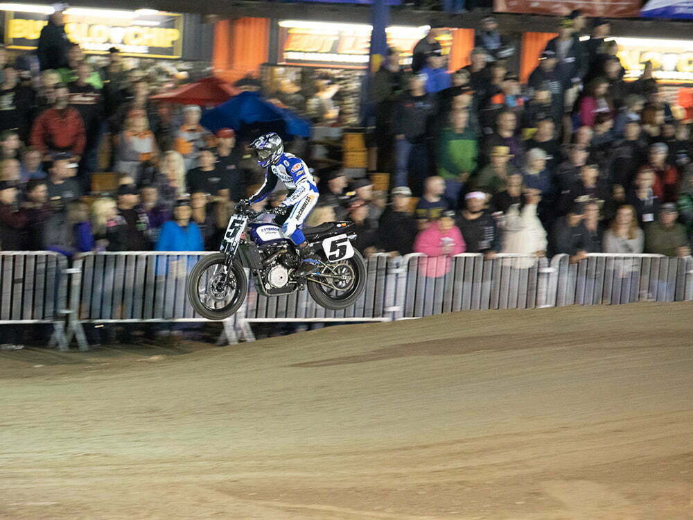 Jake Johnson flying at Buffalo Chip
