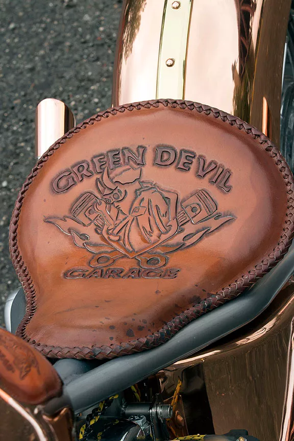 Buttskinz leather custom seat