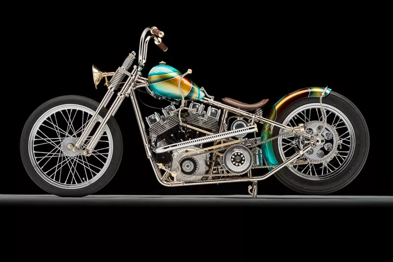 shalk shovelhead custom chopper