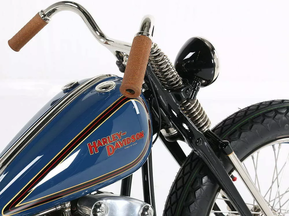 factory Harley VL front end
