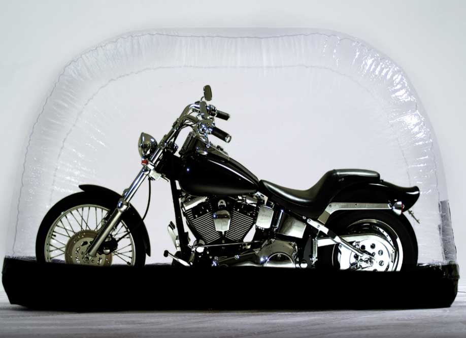 BikeCapsule 8-Foot Inflatable Motorcycle Storage