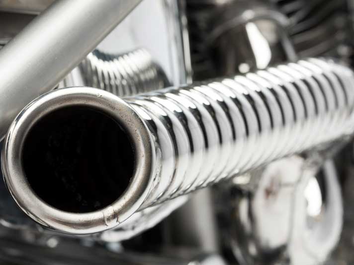 ribbed exhaust
