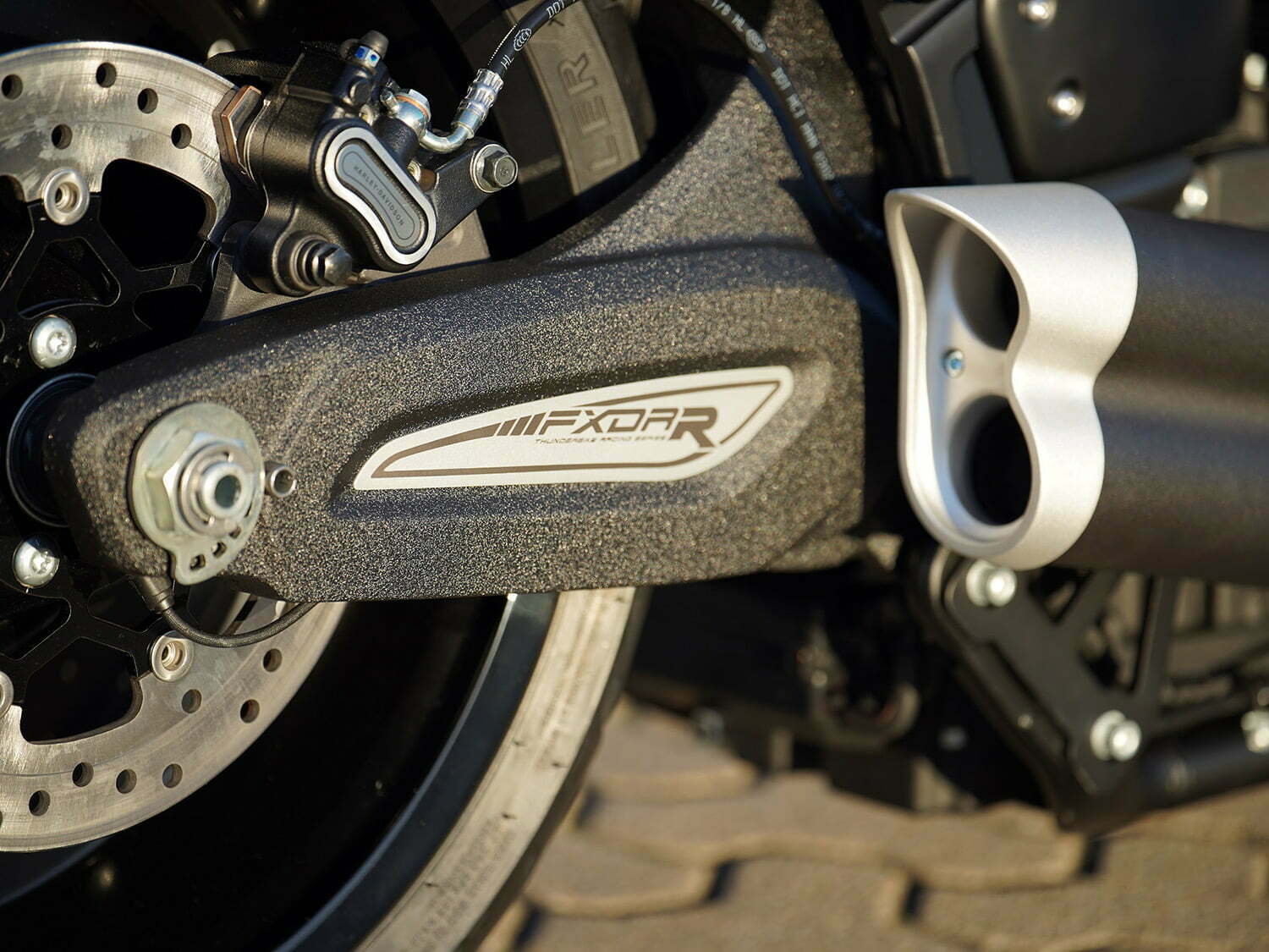 Grand Prix staggered exhausts