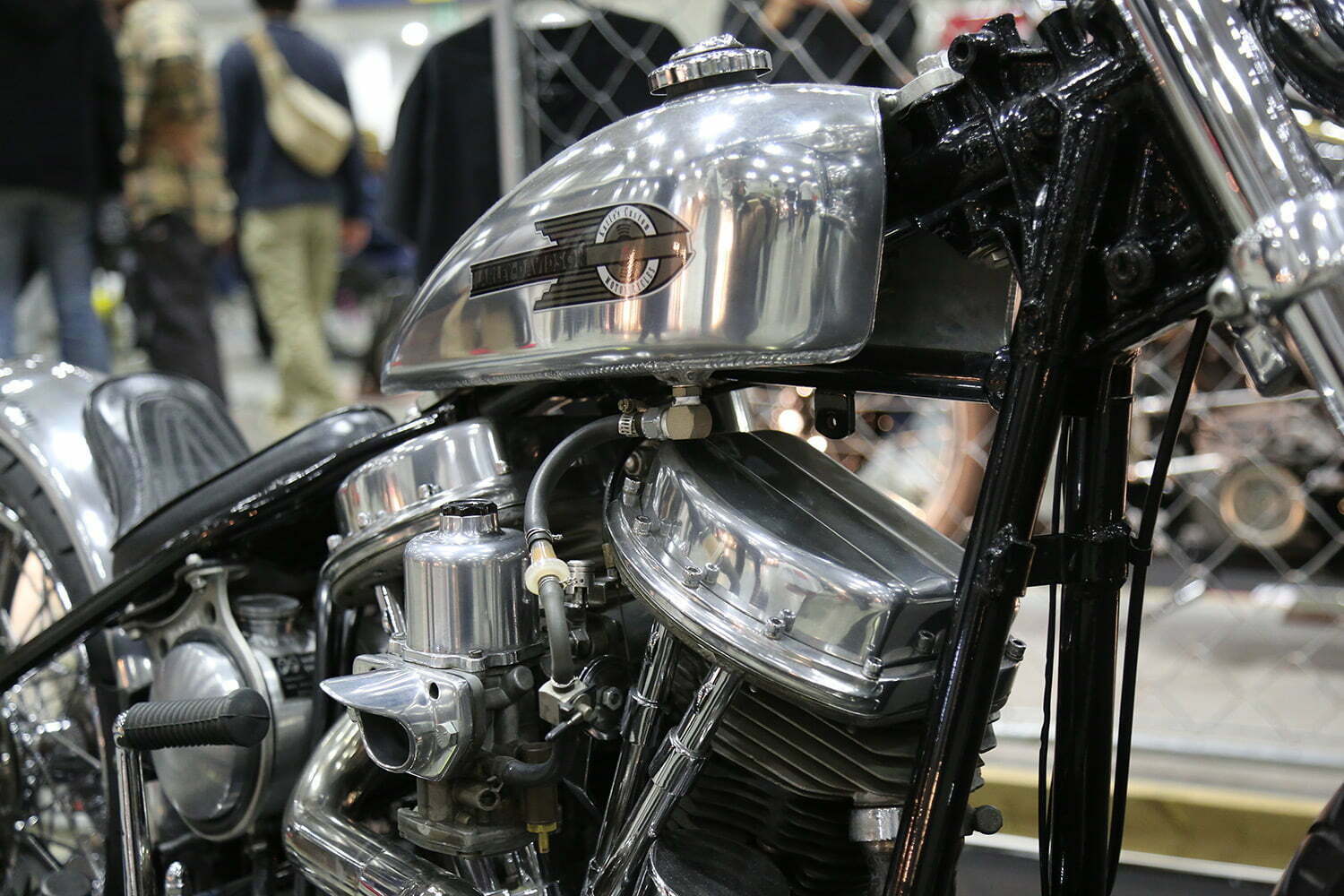 Minimal and clean looking Panhead chopper
