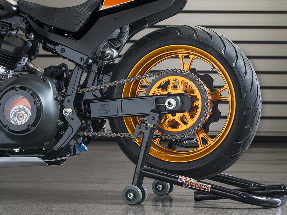 FXR division chain drive and back wheel