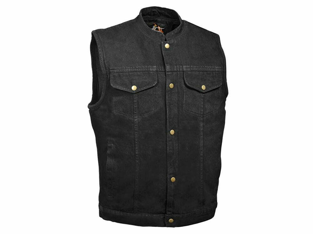 Milwaukee Leather Denim Club-Style Motorcycle Vest