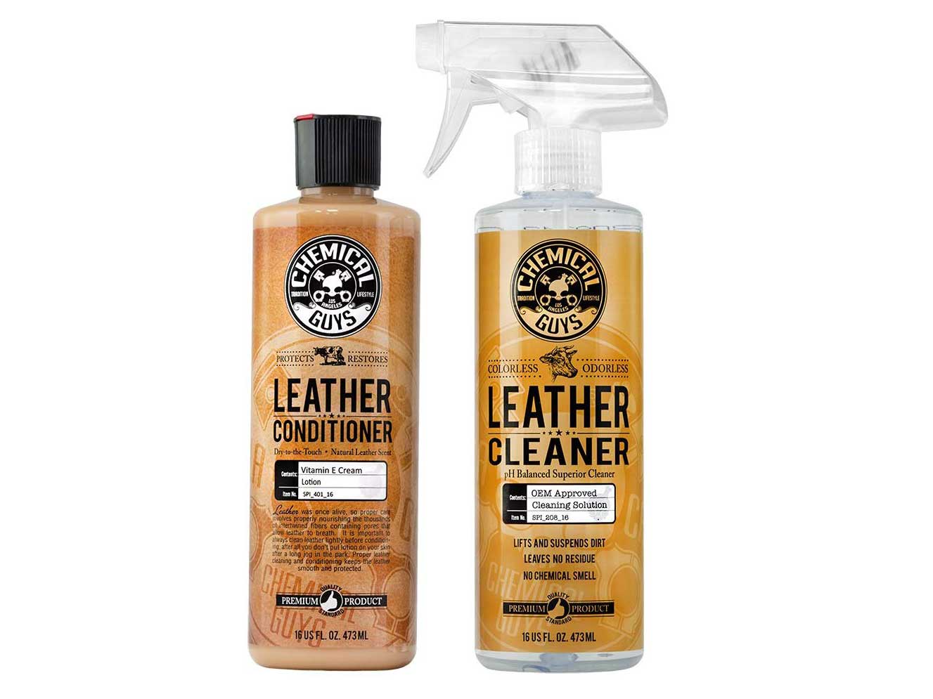 Chemical Guys Leather Cleaner Care Kit