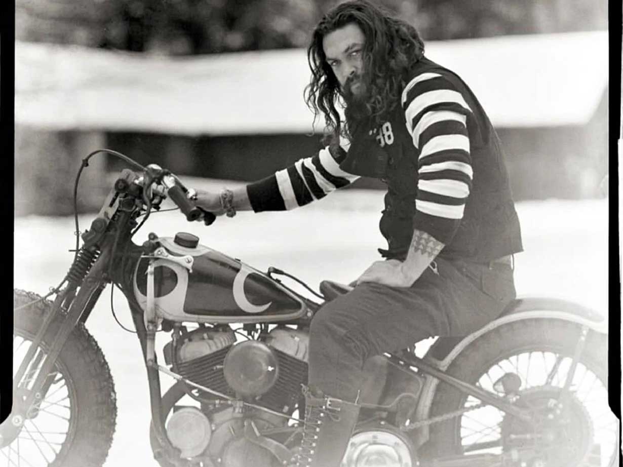 Jason Momoa joined Harley and Fanatics for the ALL-IN charity. He also teamed up with H-D on films.