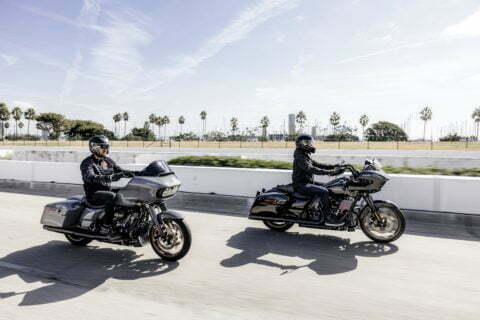 New Harley-Davidson motorcyles. 